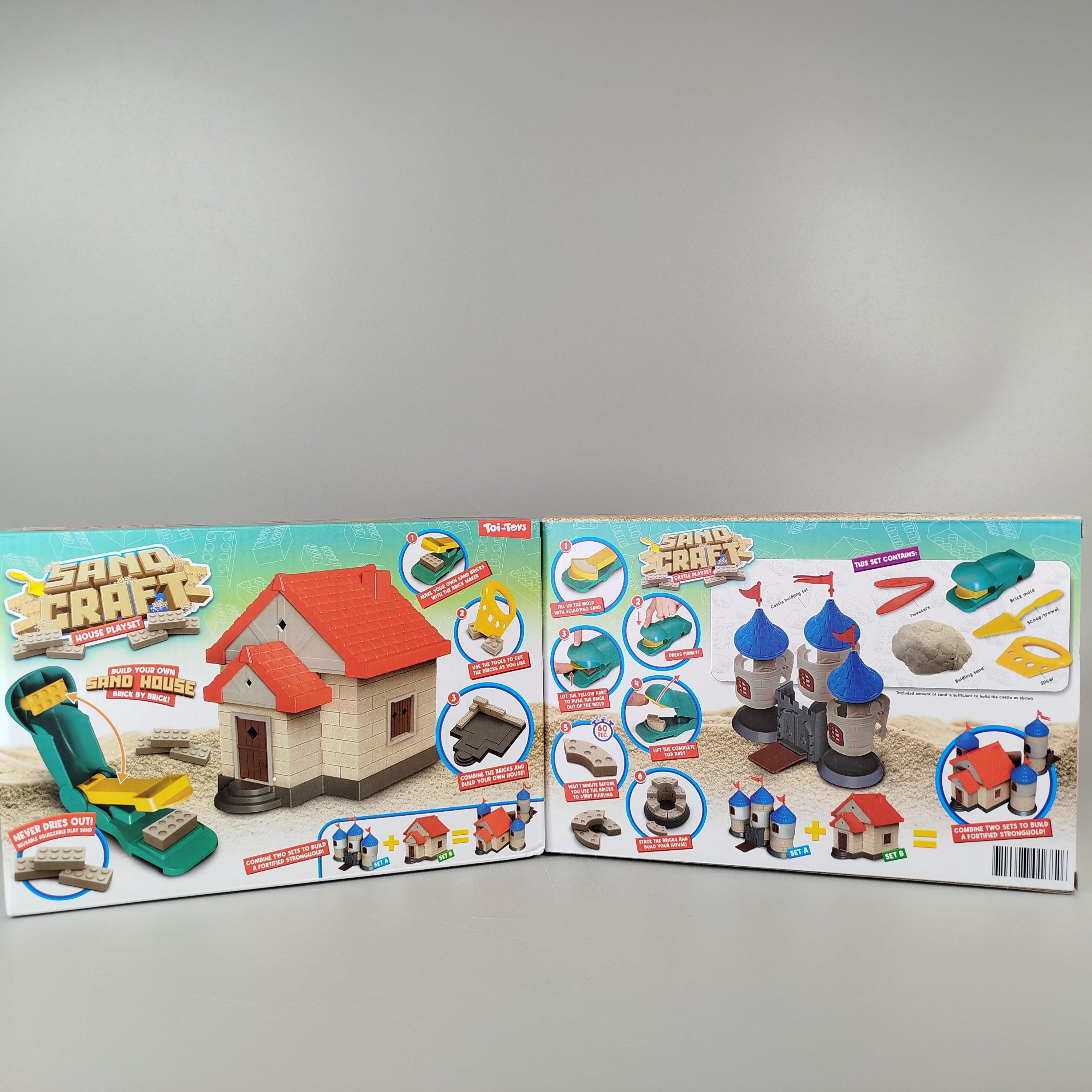Toi-Toys Sand Craft Haus Bauset - 2 Sets enthalten